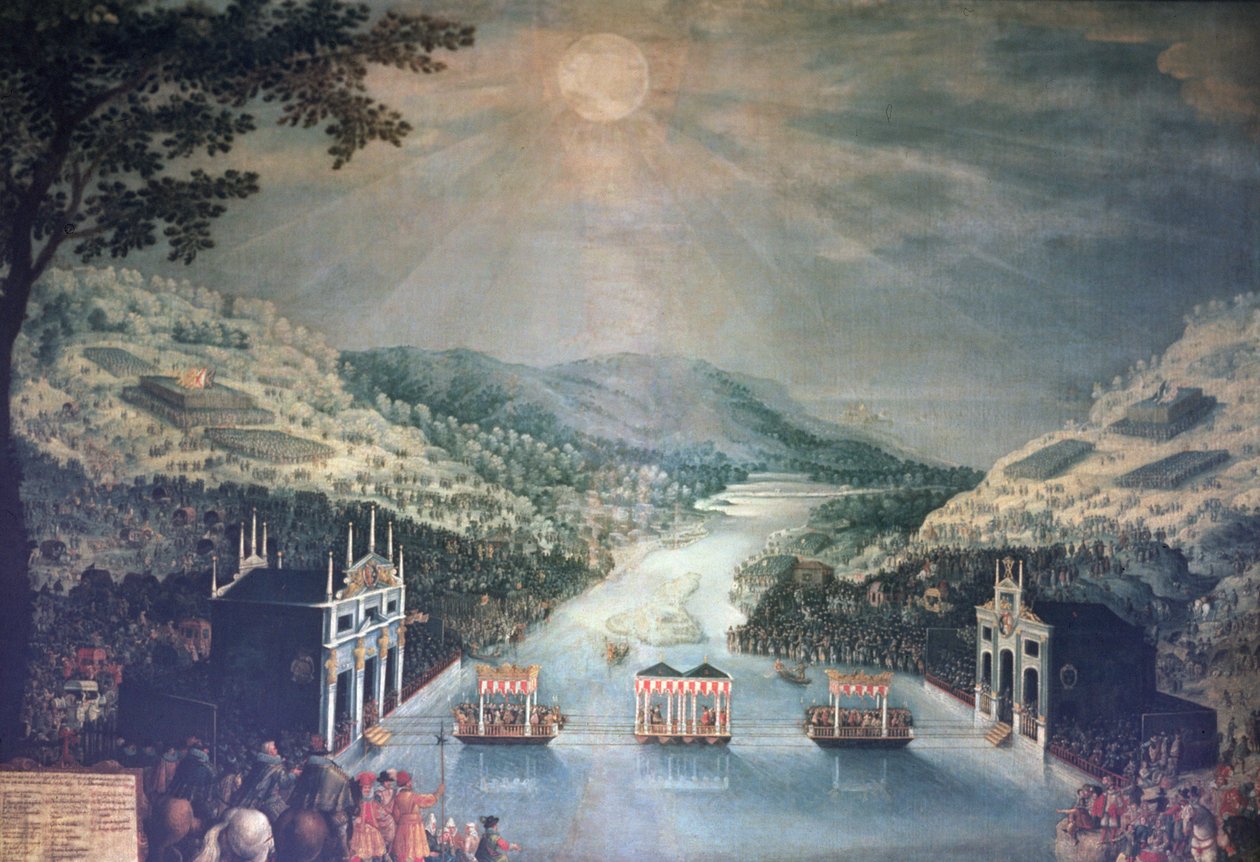交货》，Islas de los Faisanes（布面油画） 作者 亚当·弗兰斯·范·德·穆伦