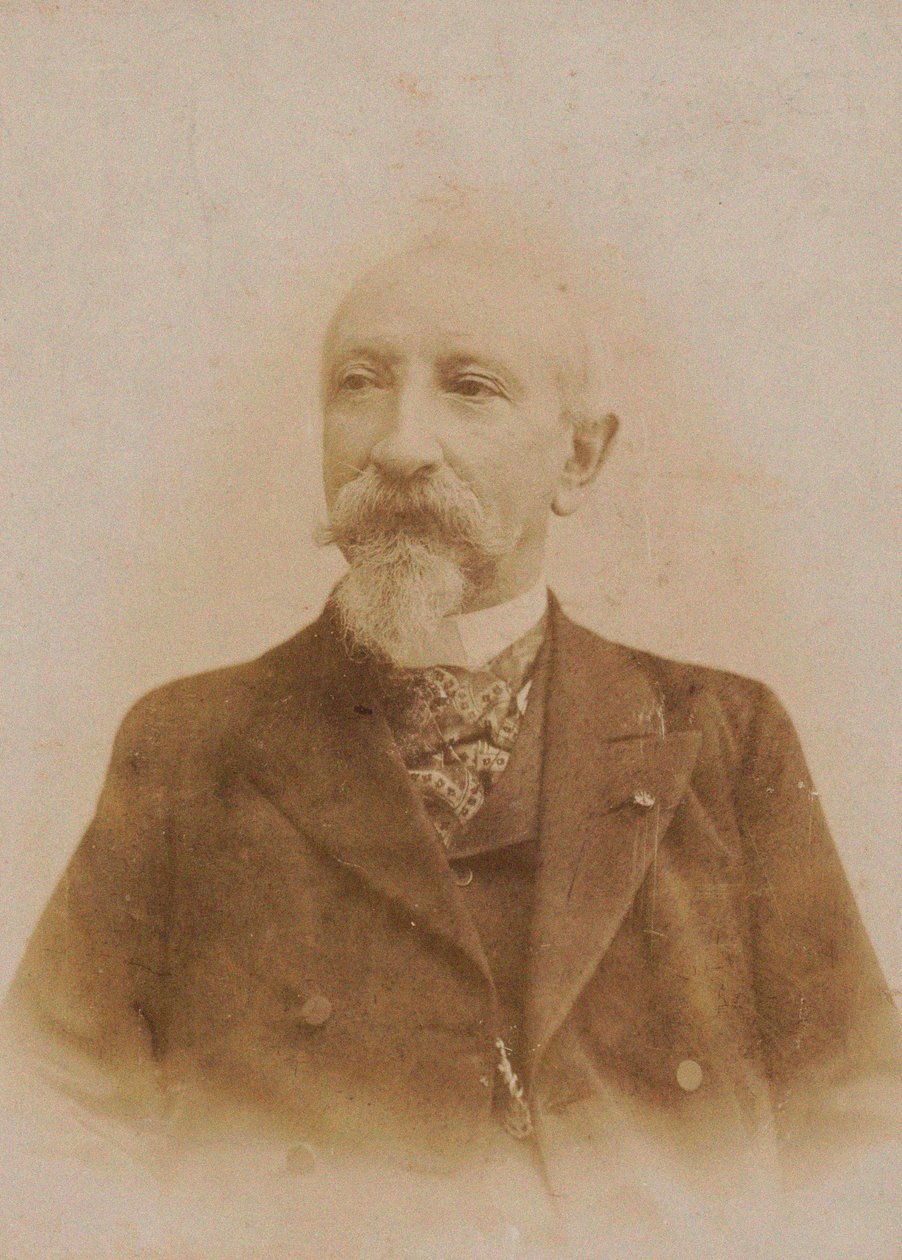作曲家Adam Münchheimer 1830-1904的肖像，约1890年。 作者 亚当小明希海默