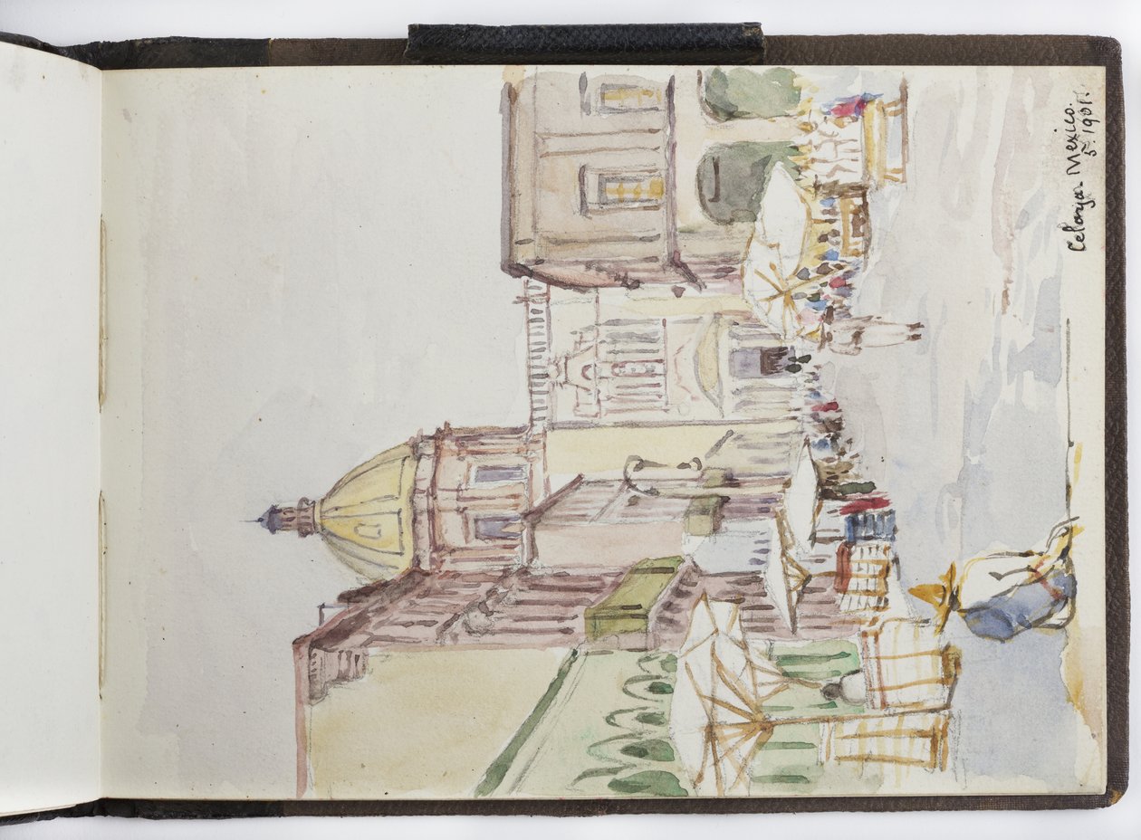 南北美洲（包括墨西哥）素描画册和笔记 作者 阿黛拉·布雷顿（Adela Breton）