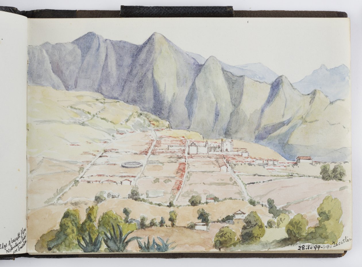 南北美洲（包括墨西哥）素描画册和笔记 作者 阿黛拉·布雷顿（Adela Breton）