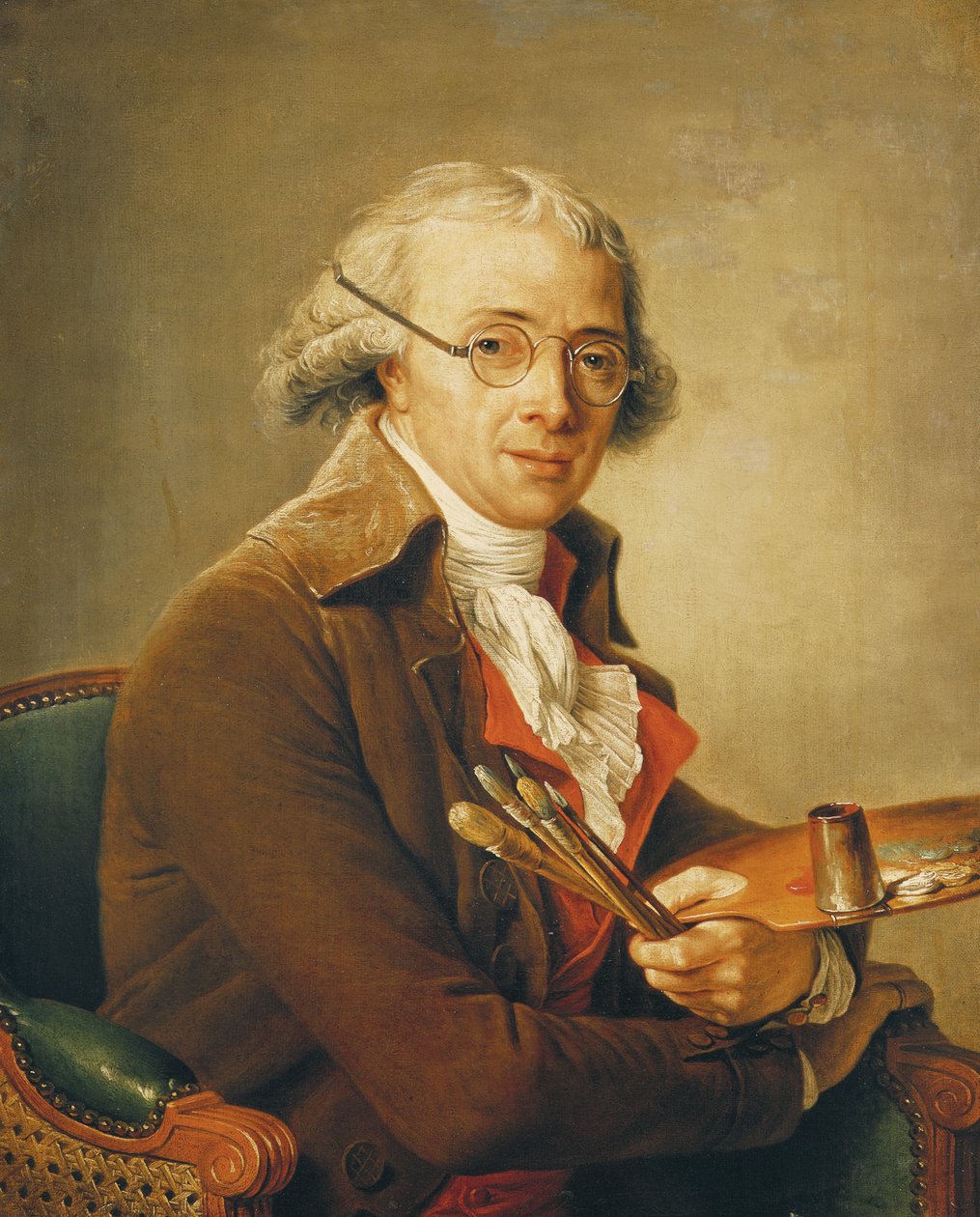 Francois-Andre Vincent的肖像（1746-1816） 作者 阿德莱德·拉比耶·吉亚德