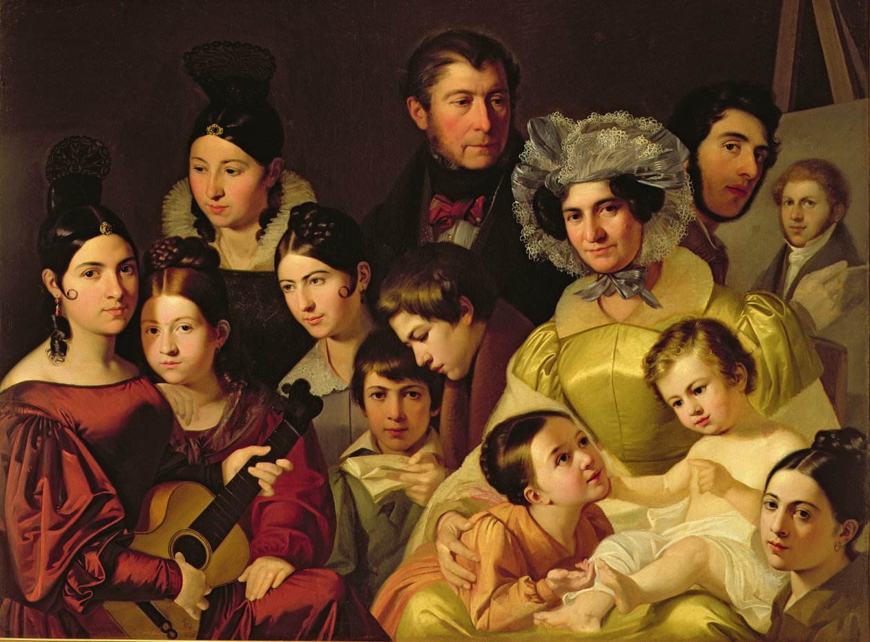Malatesta家族，1835年 作者 Adeodato Malatesta或Malatesti