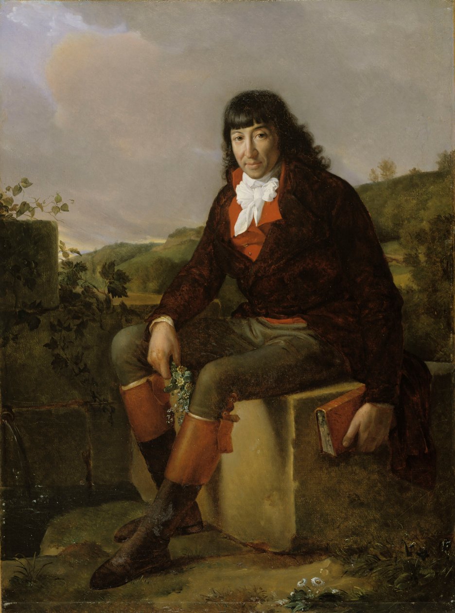 路易-玛丽-德-拉里维利埃-莱波的肖像，1753-1824年，1797年。 作者 阿德莱德·玛丽·皮拉斯特