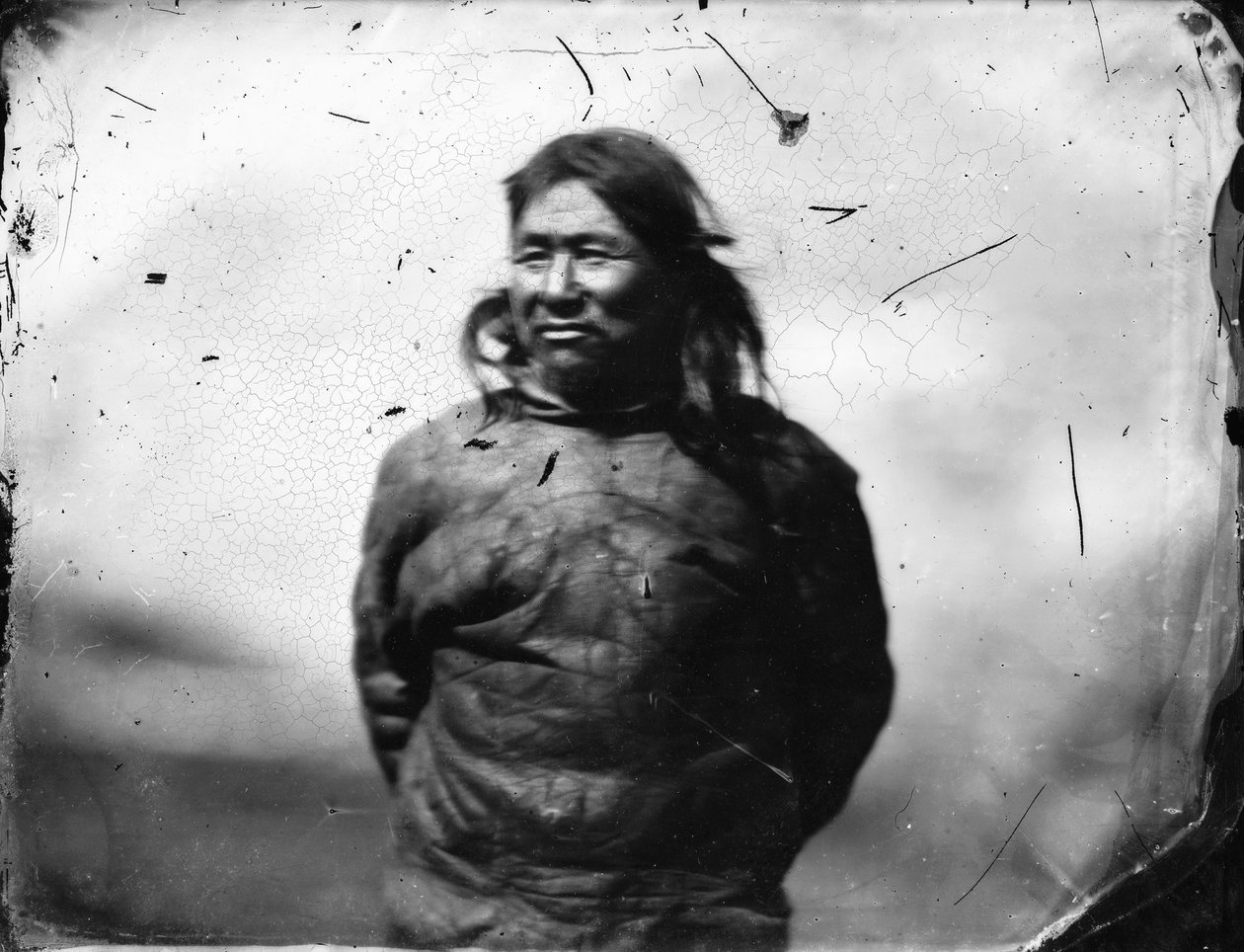 格陵兰因纽特人之一 作者 爱德华·奥古斯塔斯·英格尔菲尔德海军上将