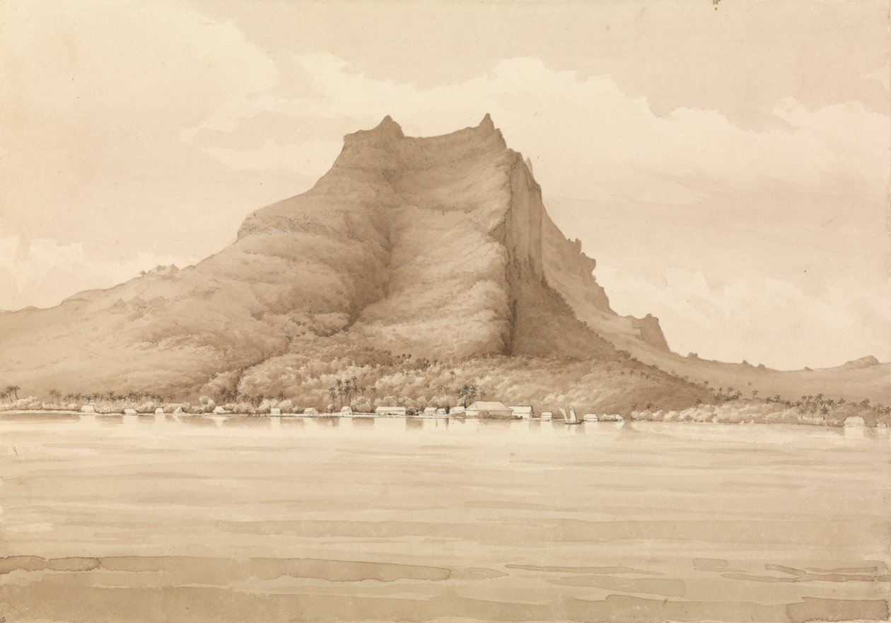 波拉波拉，1849 年 9 月 4 日 [社会群岛] 作者 海军上将爱德华·根尼斯·范肖爵士