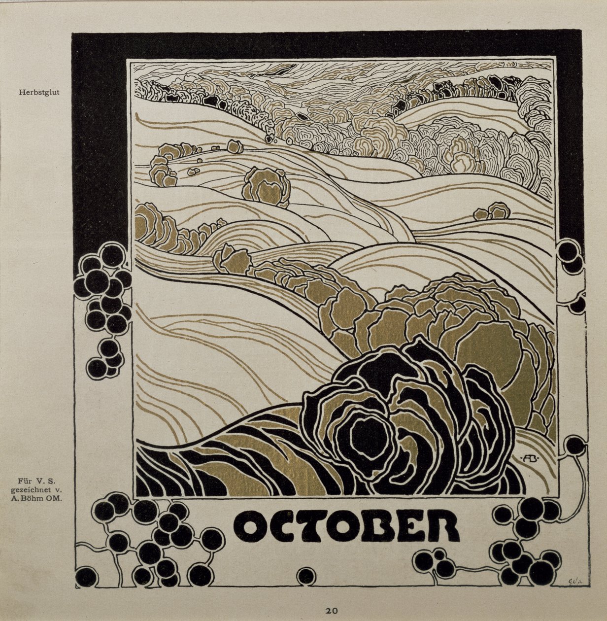 1901年10月 作者 阿道夫·鲍姆（Adolf Bohm）