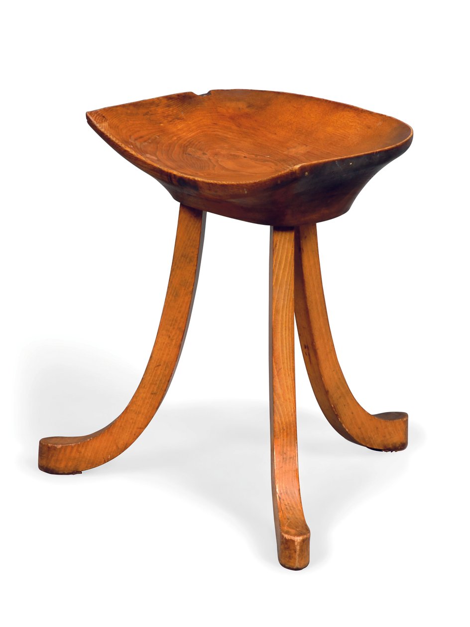 三脚凳，c.1905（ash） 作者 阿道夫·卢斯（Adolf Loos）