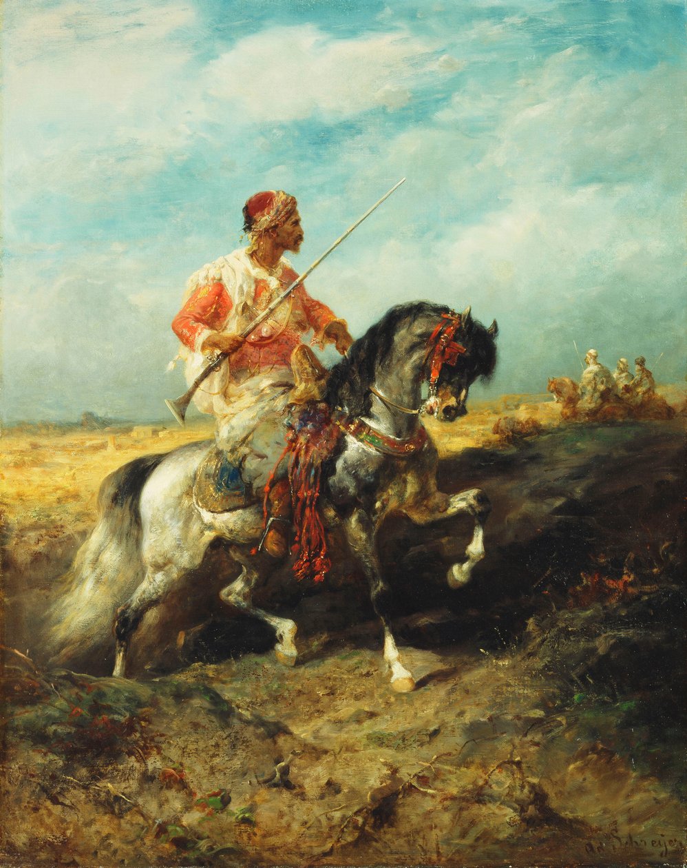 阿拉伯骑士 作者 阿道夫·施雷尔（Adolf Schreyer）