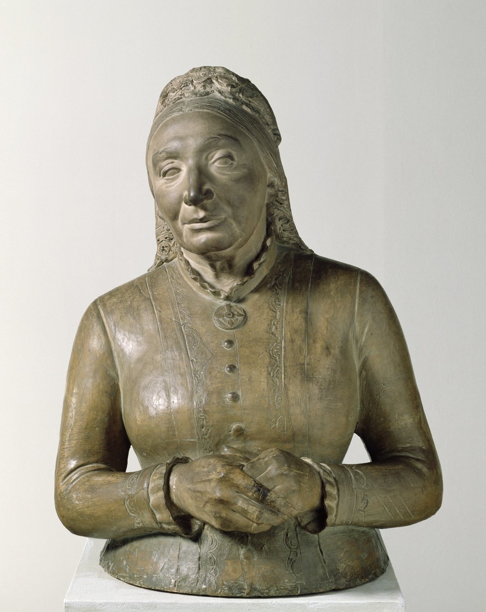 Marie Fielder（1819-1901），1882年（兵马俑）的肖像 作者 阿道夫·冯·希尔德布兰德