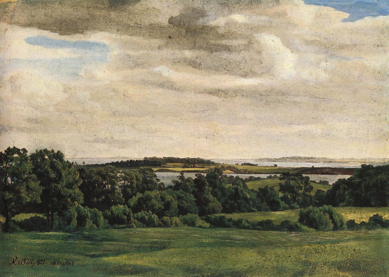 德语: Holsteinische Landschaft 作者 阿道夫·弗里德里希·沃尔默