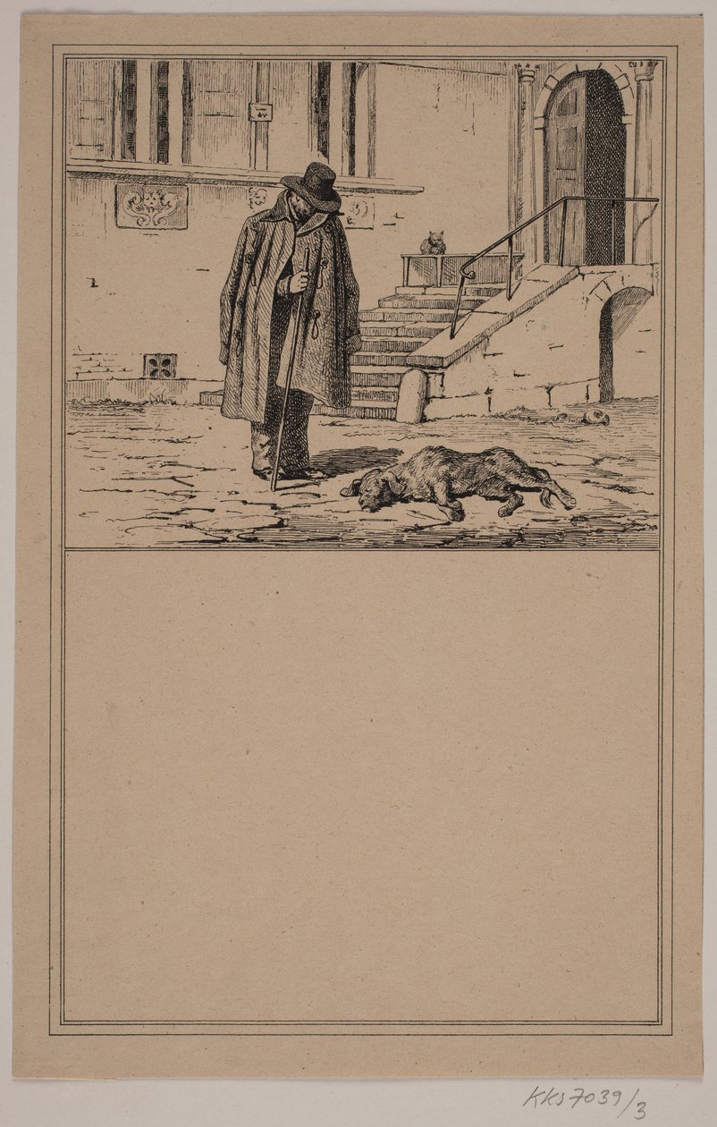 死狗Chr. Winther 和 M. Rørbye，"25 Billeder for små børn "中的第 2 号 作者 阿道夫·基滕多夫