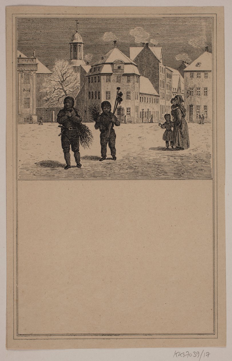 扫烟囱的人收录于 Chr. Winther 和 M. Rørbye，"25 Billeder for små børn"，第 16 号。 作者 阿道夫·基滕多夫