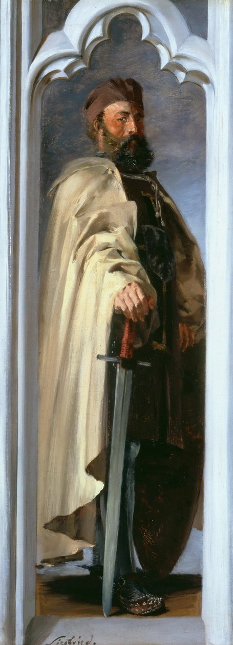 条顿骑士团的大师西格弗里德·冯·费赫特旺根（Siegfried von Feuchtwangen），1846年。 作者 阿道夫门泽尔
