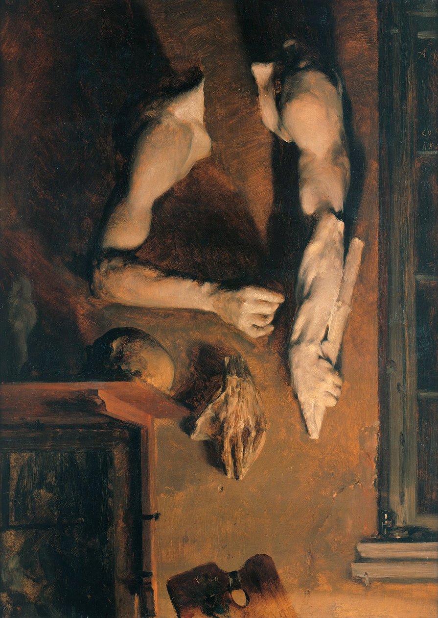 Studio Wall，1852年 作者 阿道夫门泽尔