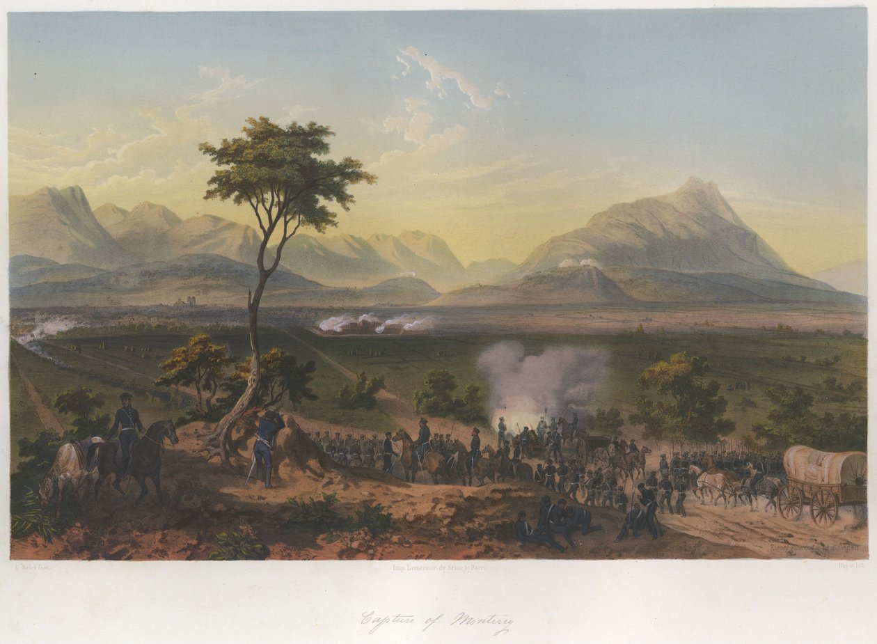 捕获蒙特雷 作者 阿道夫·让·巴蒂斯特·巴特（Adolphe Jean Baptiste Bayot）