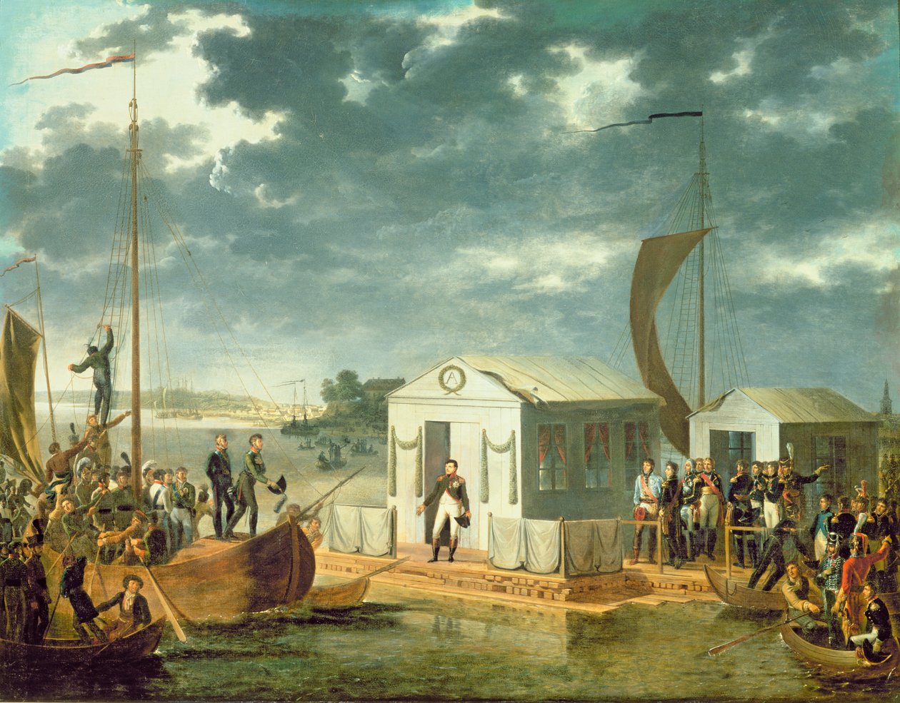 蒂尔茨条约，1807年 作者 阿道夫·罗恩（Adolphe Roehn）