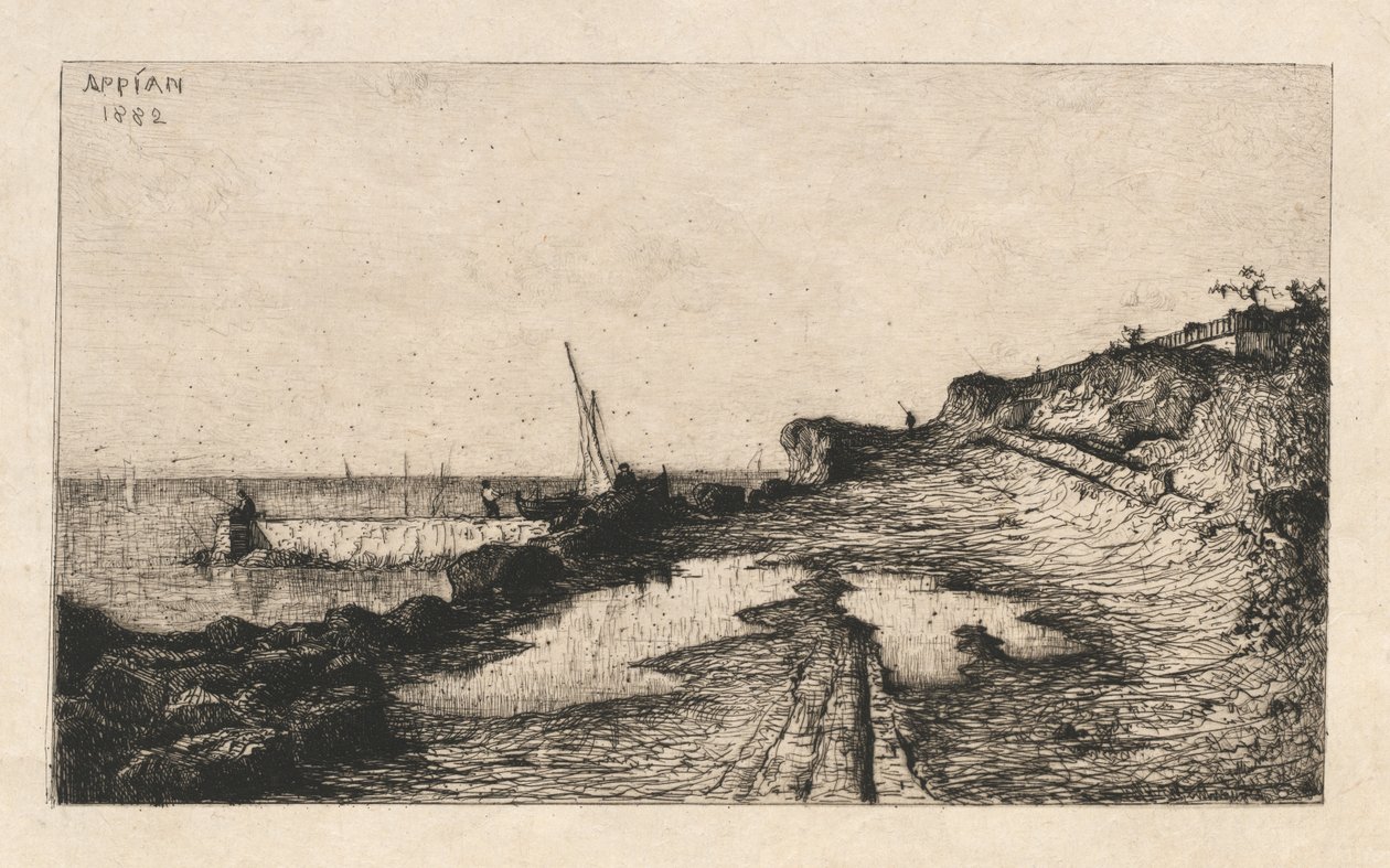 Carqueronne的周围环境Carqueronne的周围环境，1882年。 作者 阿道夫·阿皮安