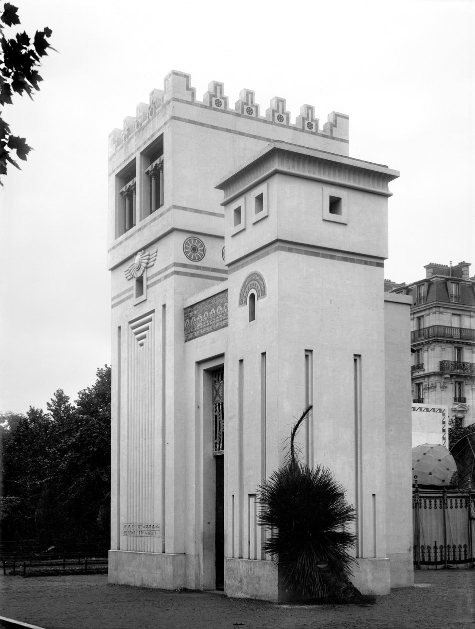Assyrian House，环球展，巴黎，1889年 作者 阿道夫·吉拉顿（Adolphe Giraudon）