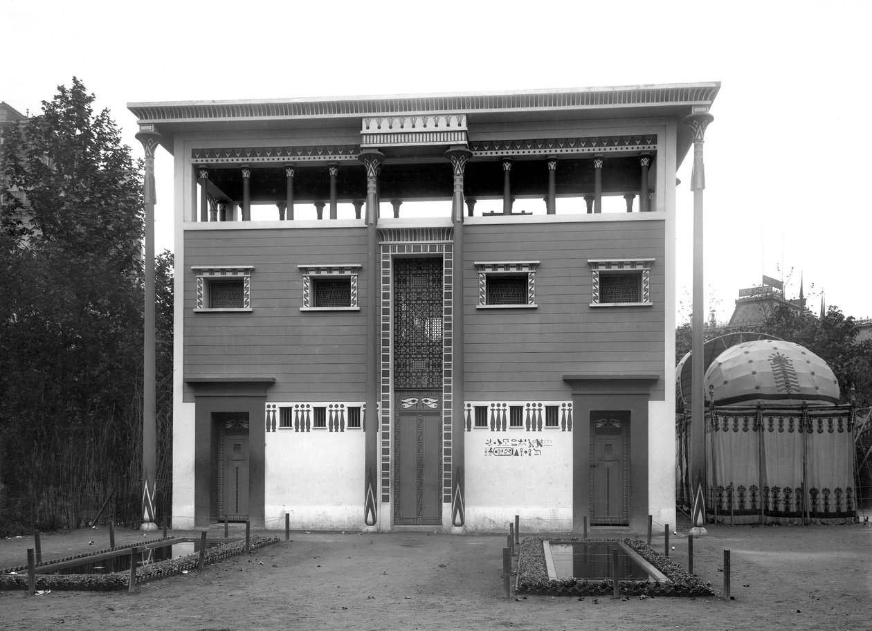 埃及之家，环球展，巴黎，1889年 作者 阿道夫·吉拉顿（Adolphe Giraudon）