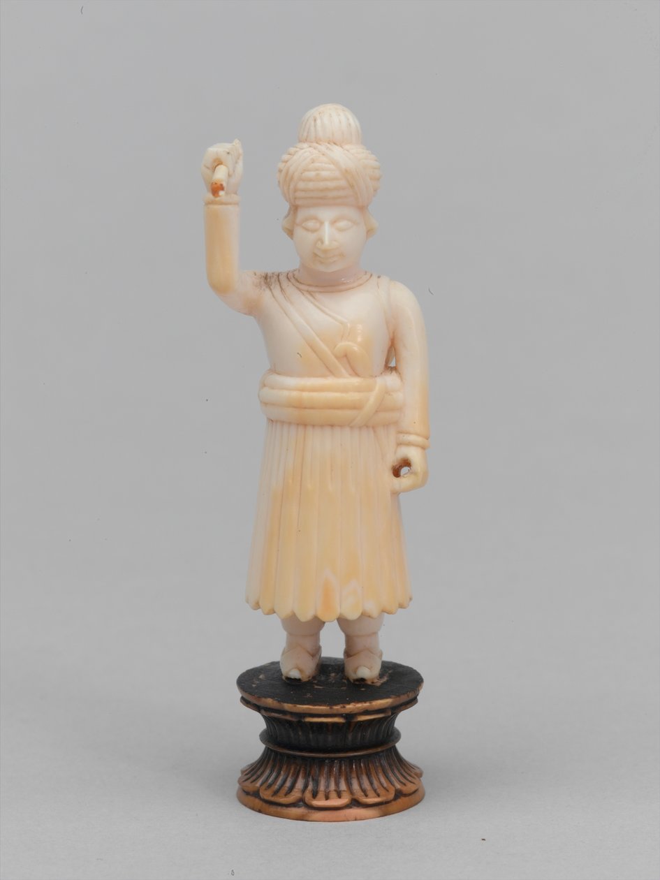 Black pawn, chess piece, India 作者 阿道夫·古斯曼