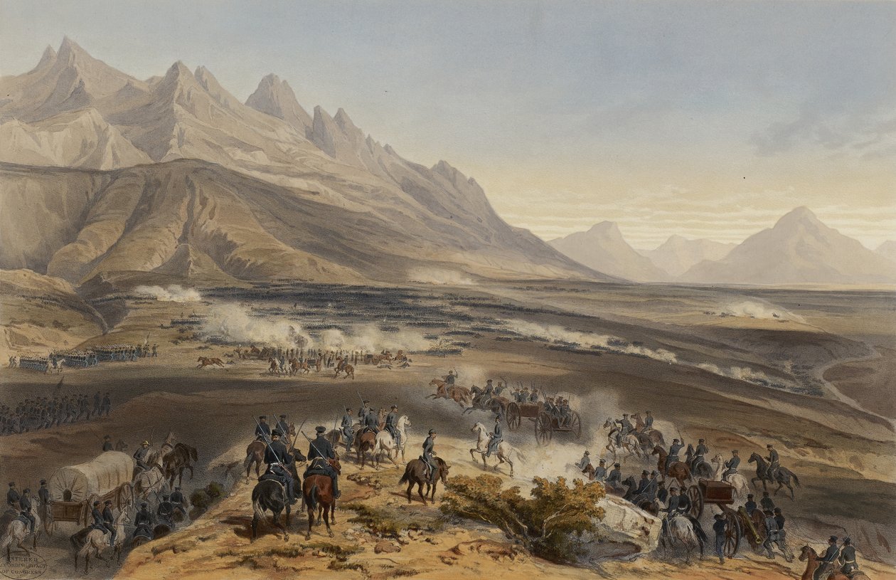 布埃纳维斯塔之战 作者 阿道夫·让·巴蒂斯特·巴特（Adolphe Jean Baptiste Bayot）