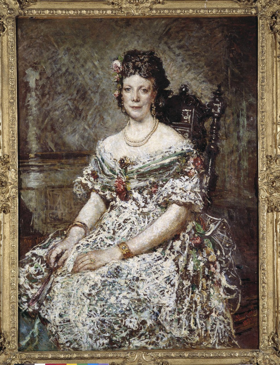 Portrait of Madame Pascal 作者 阿道夫·约瑟夫·托马斯·蒙蒂切利