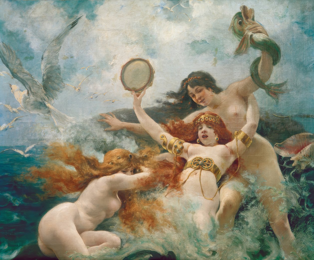 Die Sirenen amüsieren sich 作者 阿道夫·拉里尔（Adolphe Lalyre）