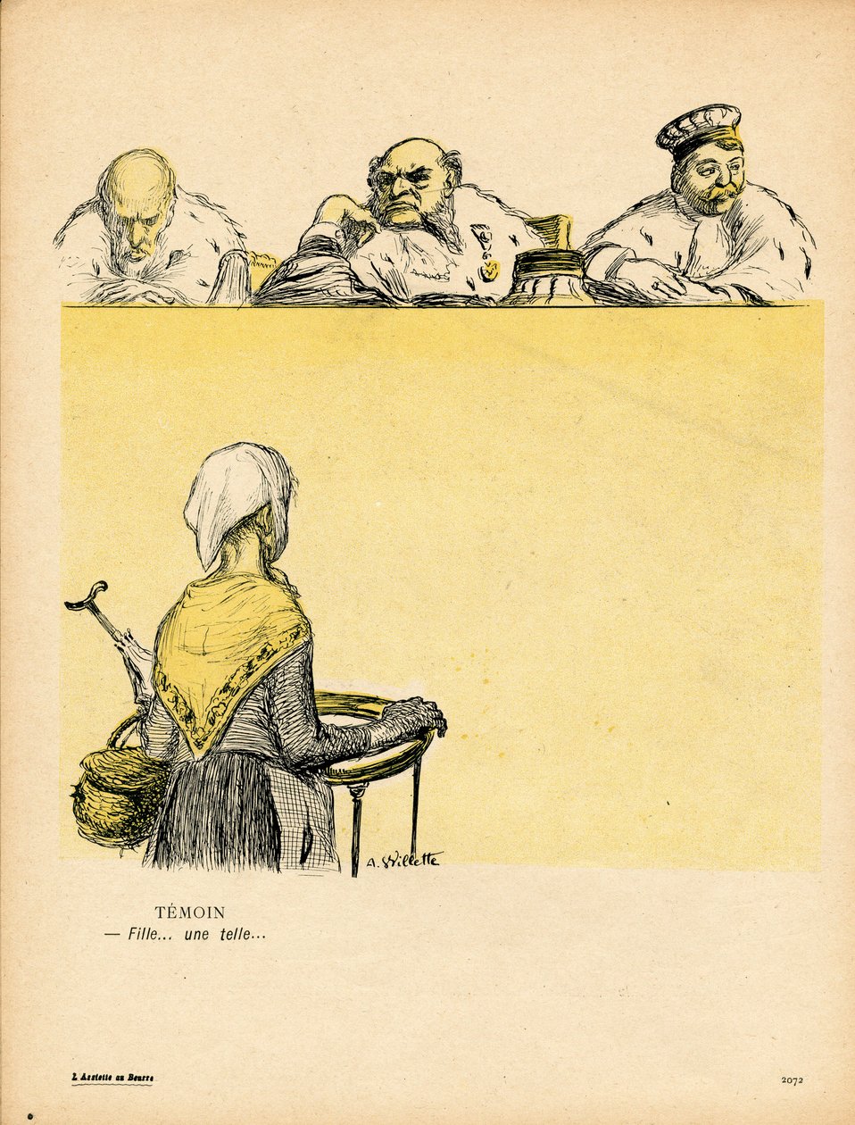 黄油板，编号123，彩色讽刺画 作者 阿道夫·莱昂·威莱特