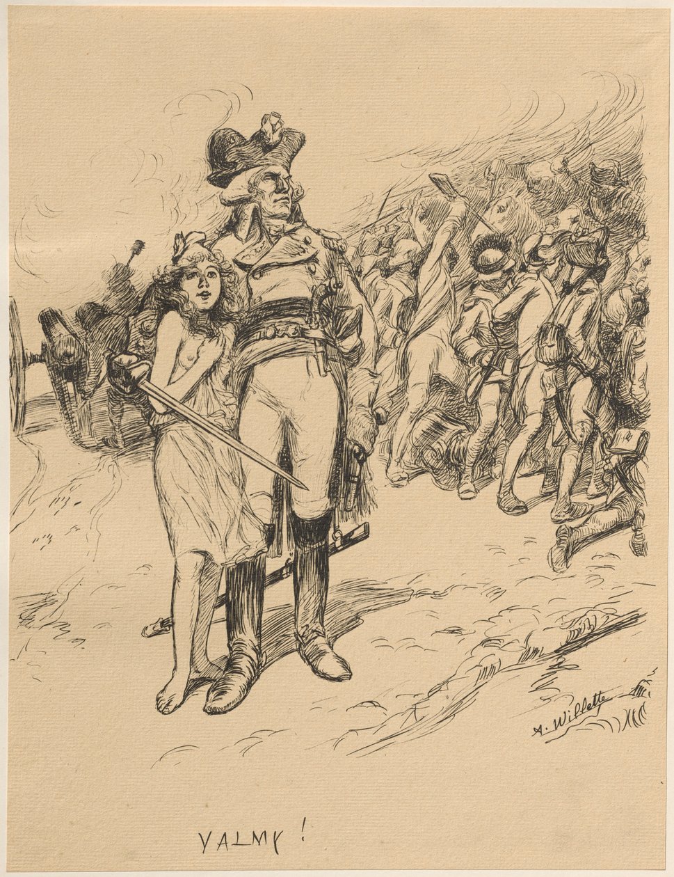 瓦尔米（Valmy），1899年。 作者 阿道夫·莱昂·威莱特