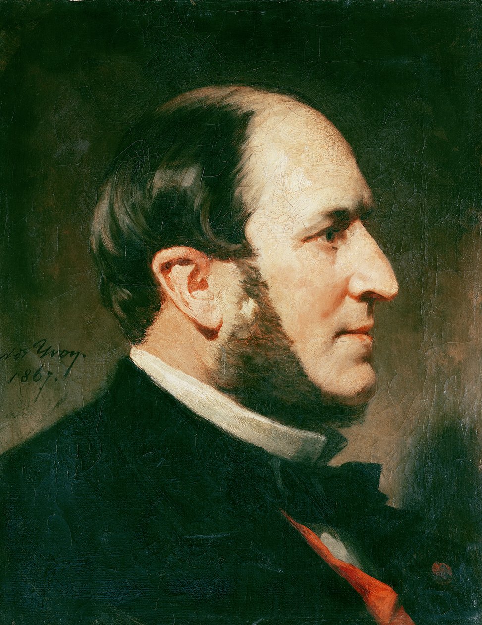 Baron Georges Eugene Haussmann（1809-91）1867 作者 阿道夫·伊冯（Adolphe Yvon）