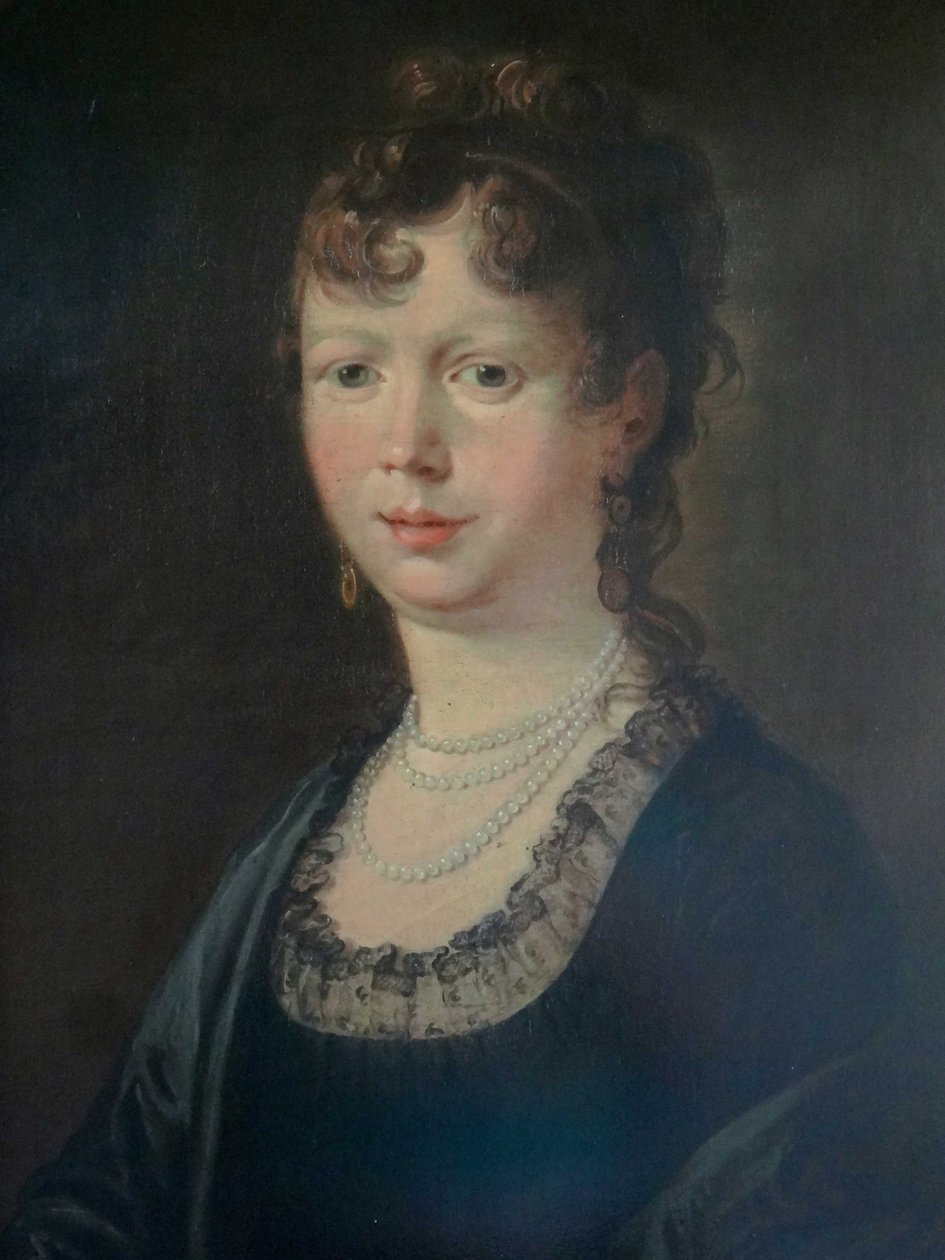 Johanna Andrea Charlotte van der Muelen的肖像（1774-1843） 作者 阿德里安·德·莱利
