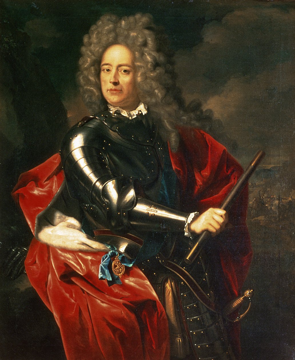 约翰丘吉尔的肖像，马尔堡第一公爵（1650-1722） 作者 阿德里安·范德沃夫