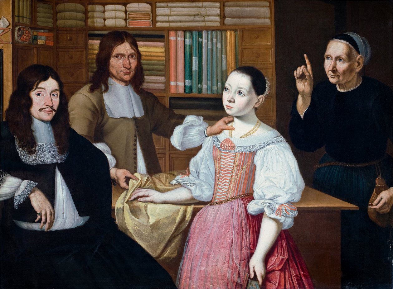 在德雷珀的商店 作者 阿德里亚·布洛埃马特（Adriaan Bloemaert）