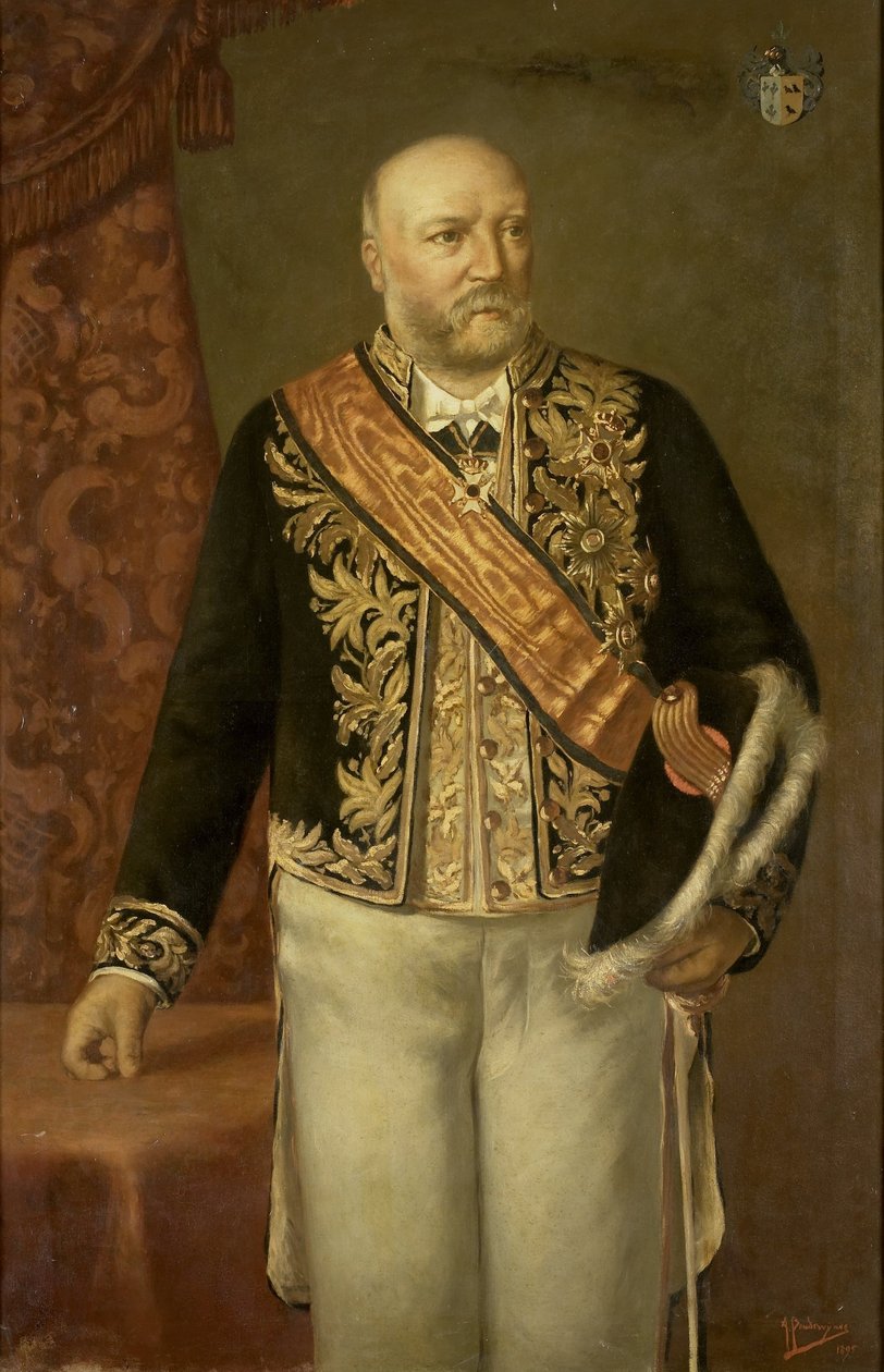 科内利斯-皮纳克-霍尔迪克（1847-1908 年）。总督（1888-93 年） 作者 阿德里安·布德维恩斯