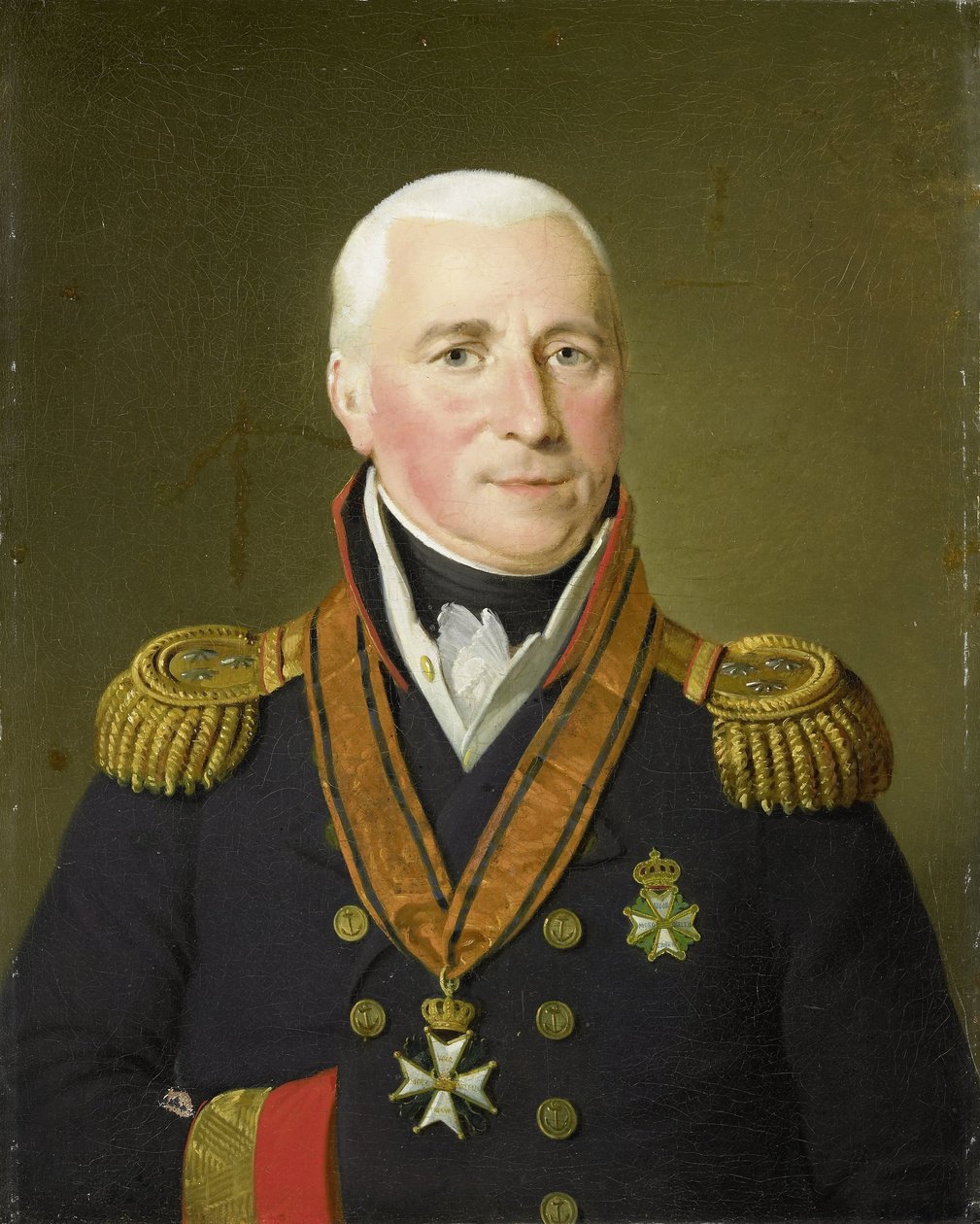 海军中将格利特-凡尔杜伦（1757-1824 年）肖像 作者 阿德里安·德·莱利