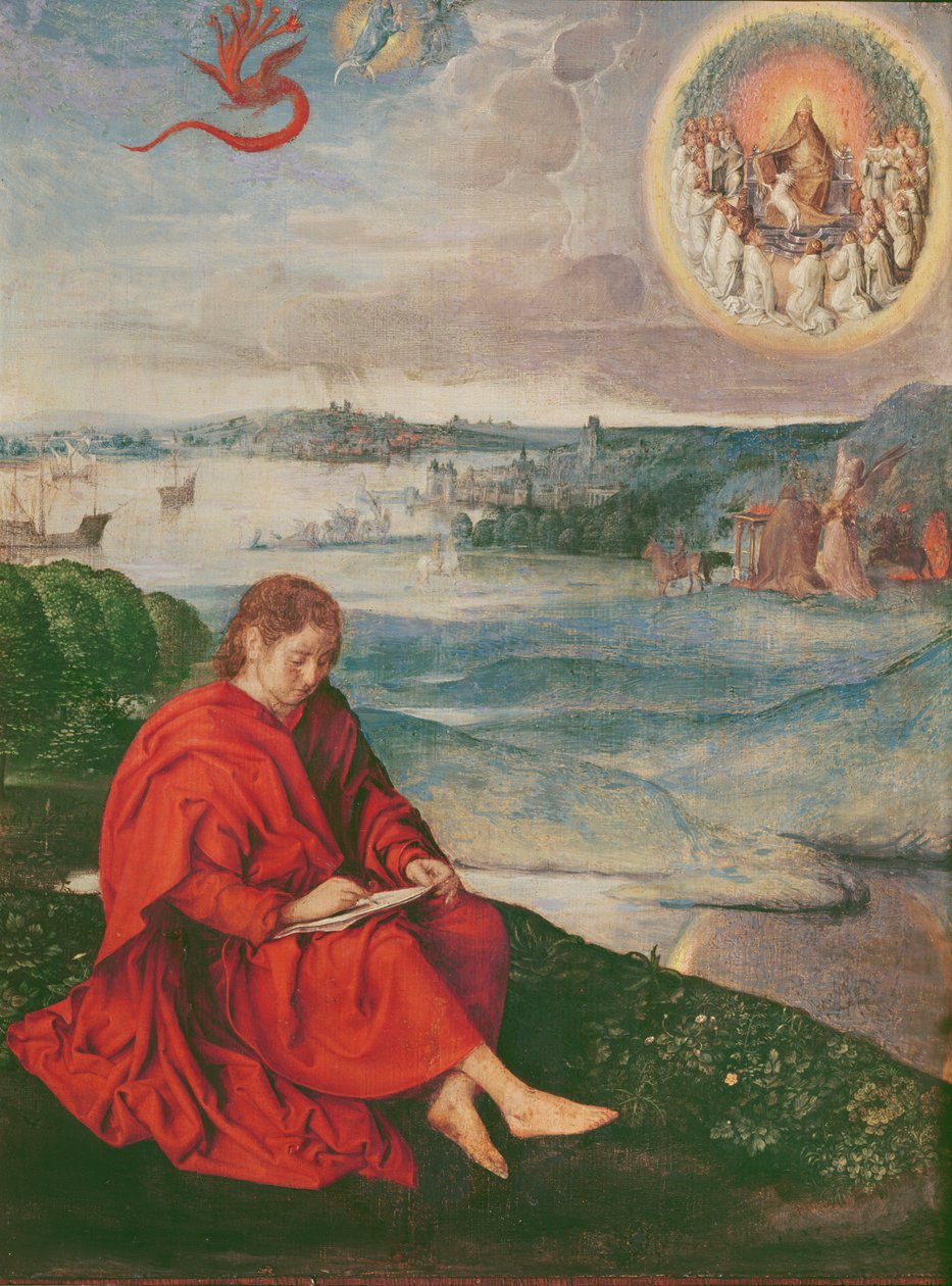 帕特莫斯的圣约翰 作者 Adriaen Isenbrandt或Isenbrant