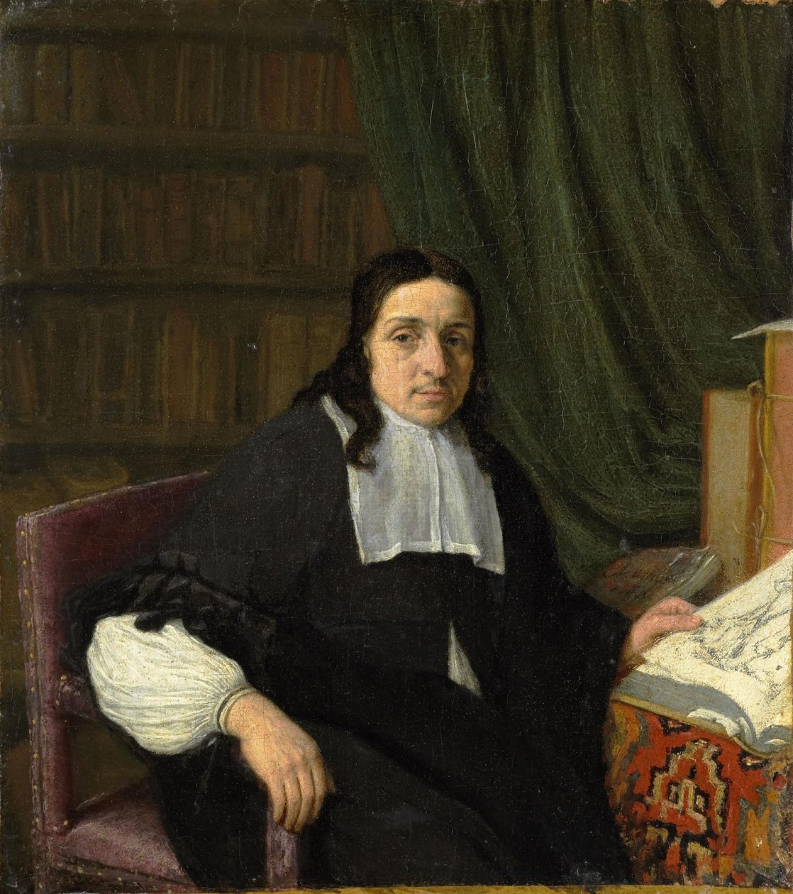 学者的肖像 作者 阿德里亚恩·扬斯（Adriaen Jansz）。范·奥斯塔德