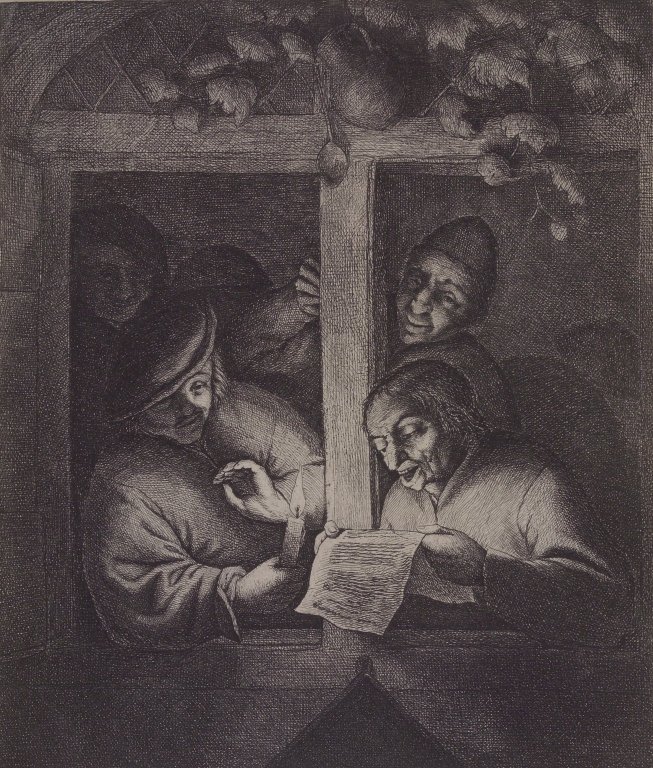 窗口的歌手 作者 阿德里亚恩·扬斯（Adriaen Jansz）。范·奥斯塔德