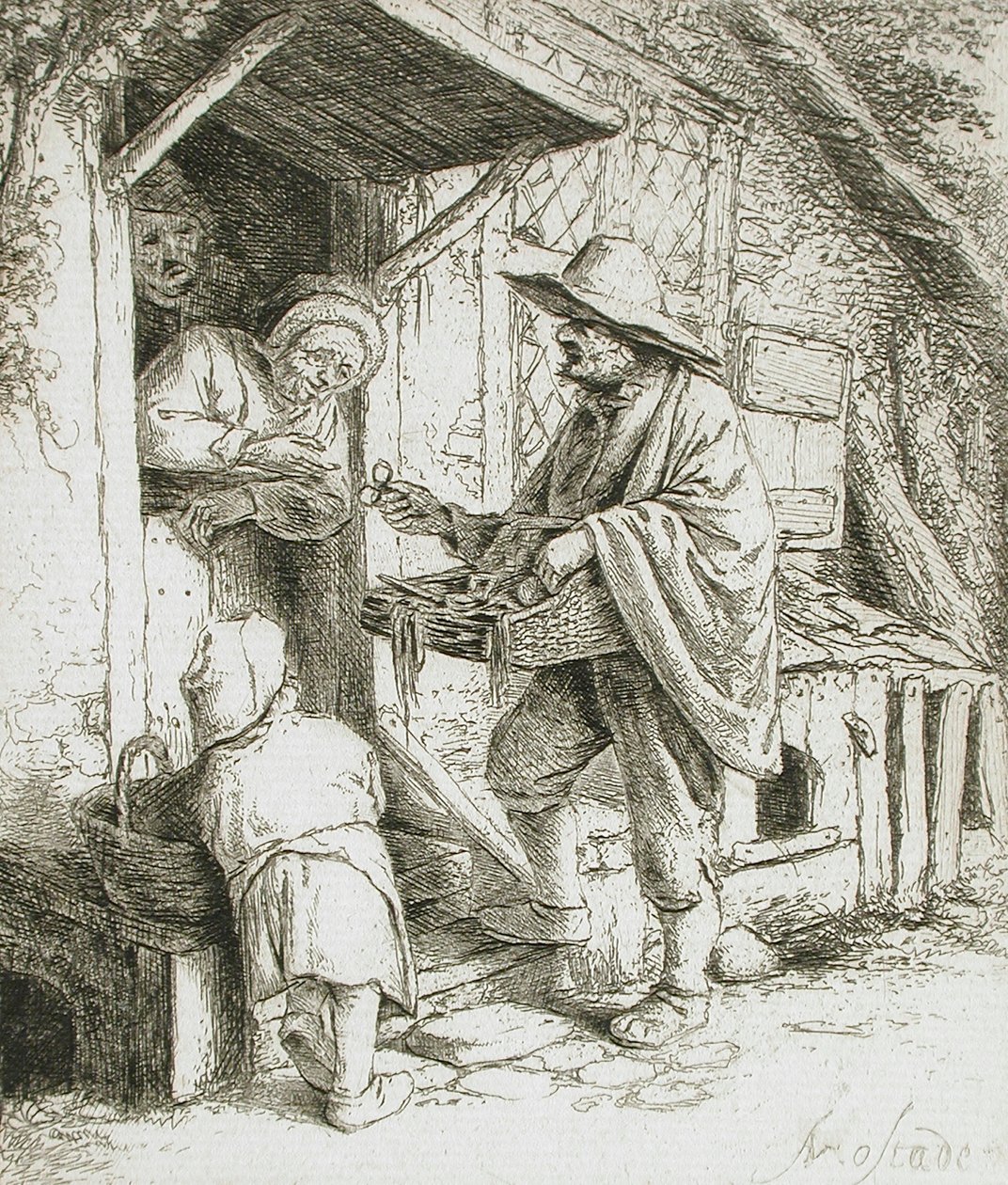 景观卖家 作者 阿德里亚恩·扬斯（Adriaen Jansz）。范·奥斯塔德