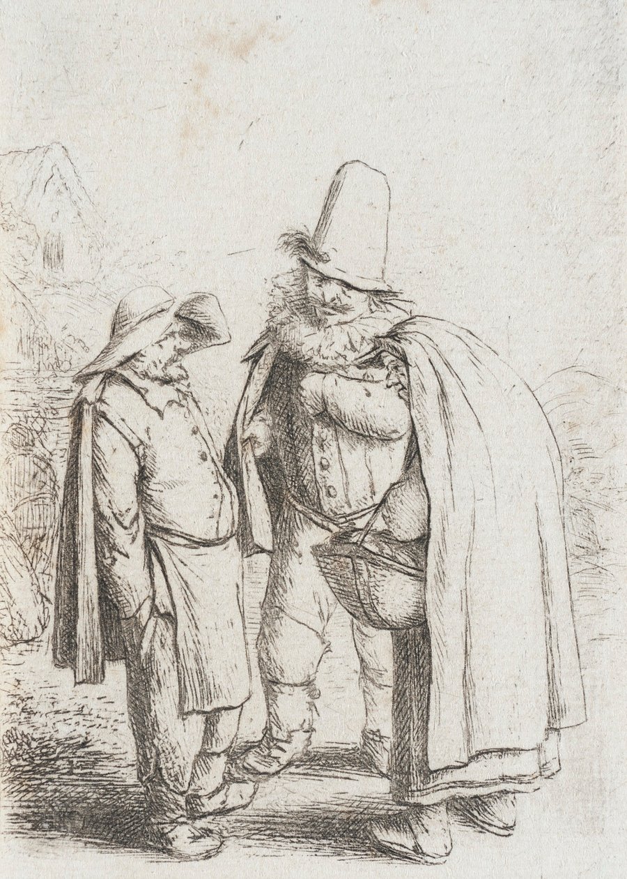 三个怪诞人物 作者 阿德里亚恩·扬斯（Adriaen Jansz）。范·奥斯塔德