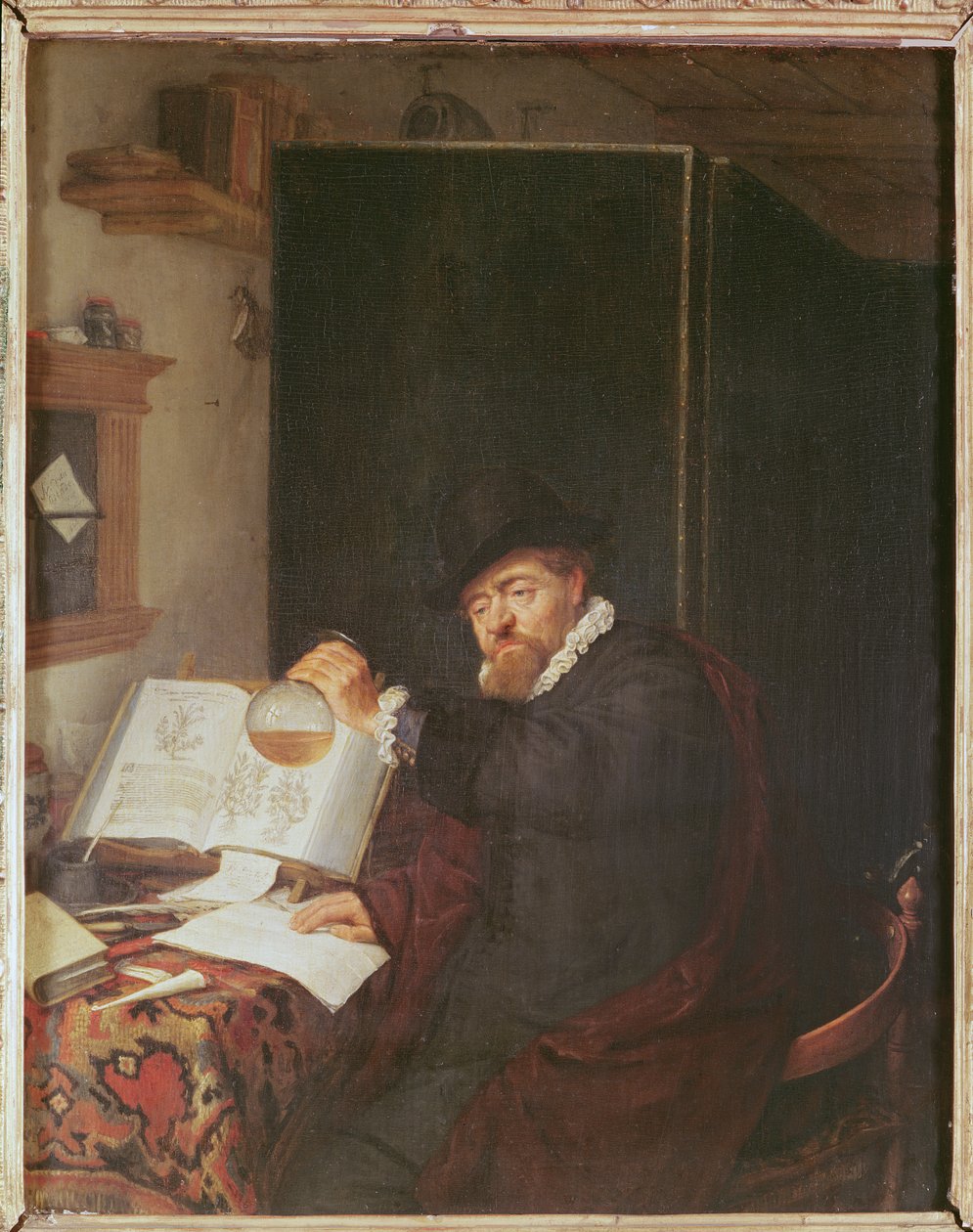 分析，1666年 作者 阿德里亚恩·扬斯（Adriaen Jansz）。范·奥斯塔德