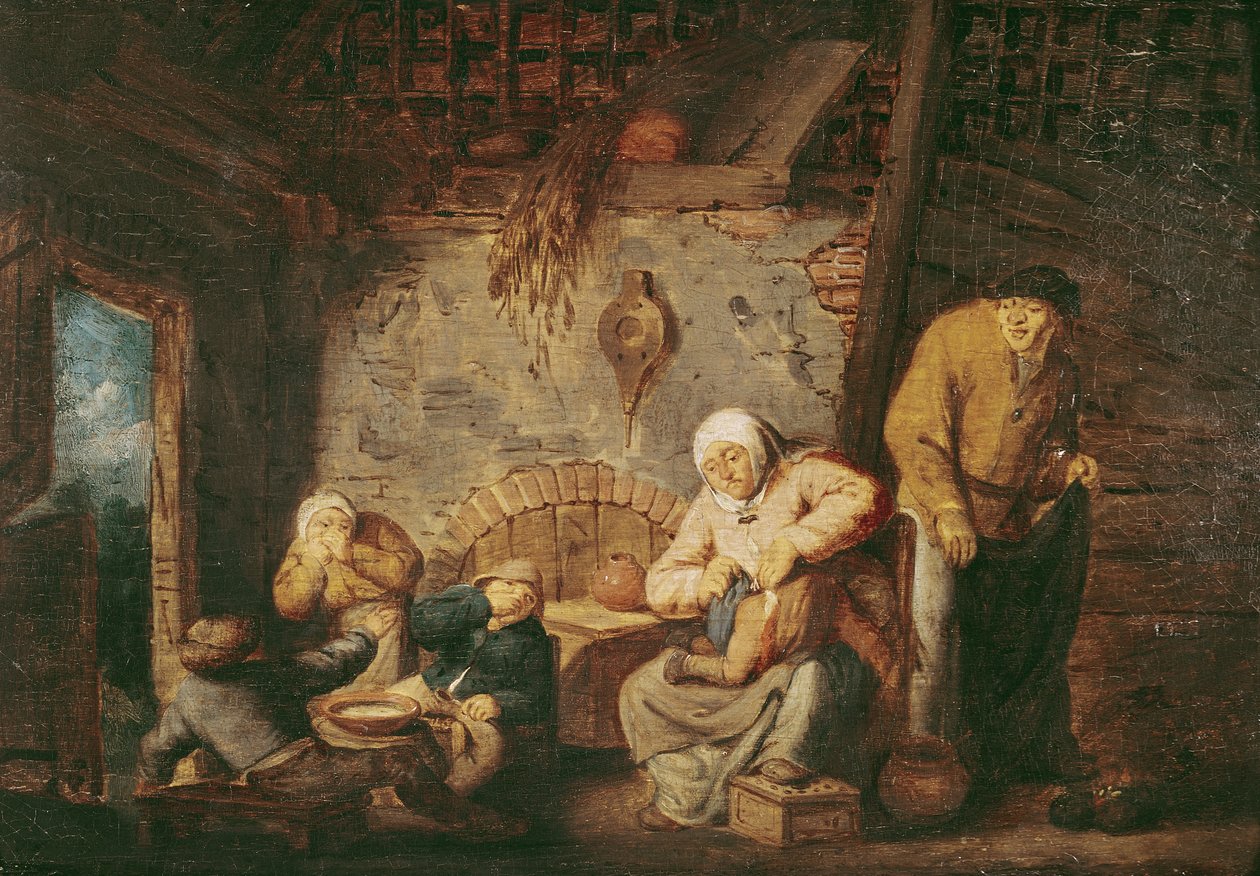 厕所 作者 阿德里亚恩·扬斯（Adriaen Jansz）。范·奥斯塔德