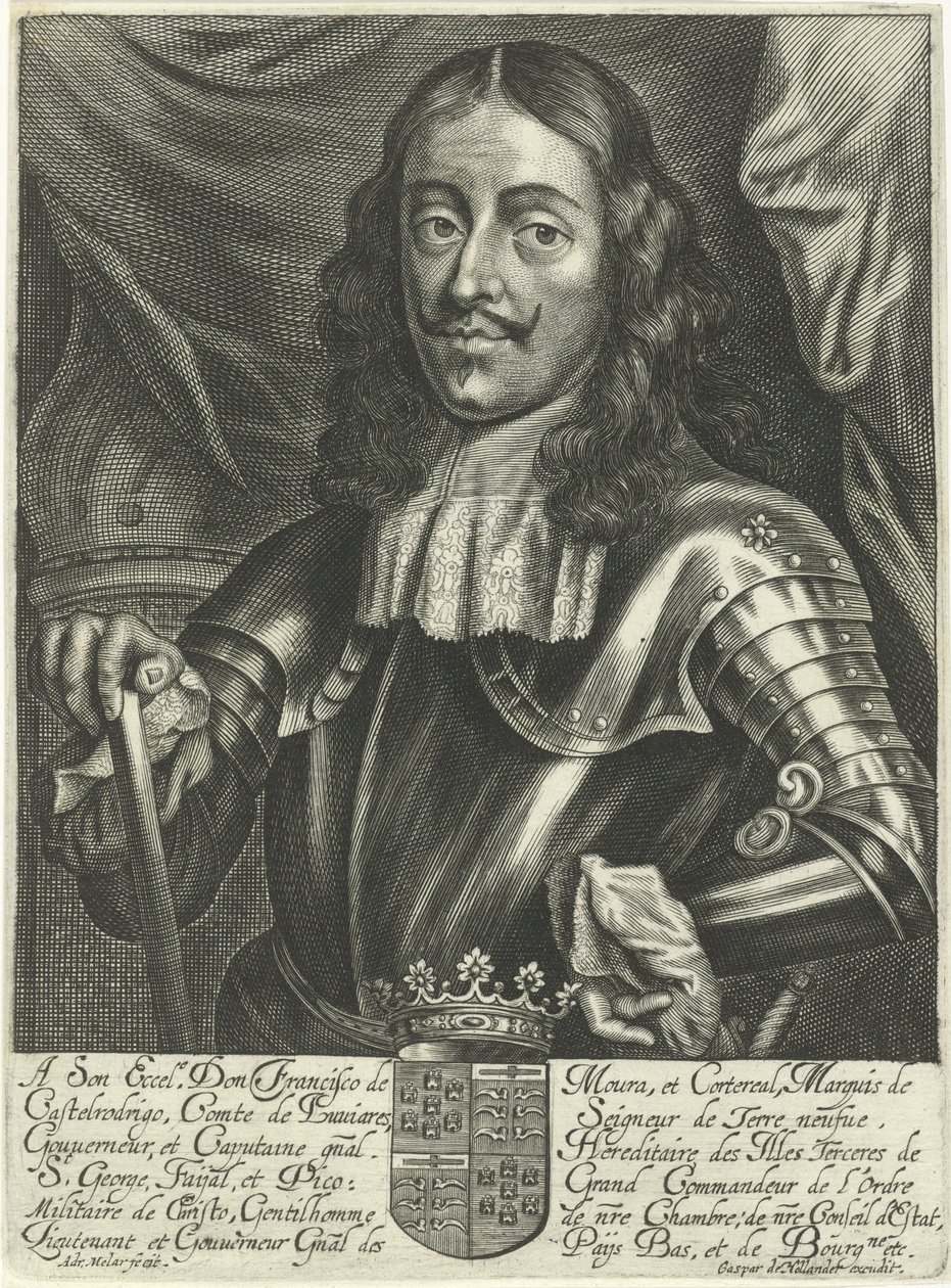 Francisco de Castel罗德里戈的肖像 作者 阿德里亚恩·米拉尔特（Adriaen Millaert）