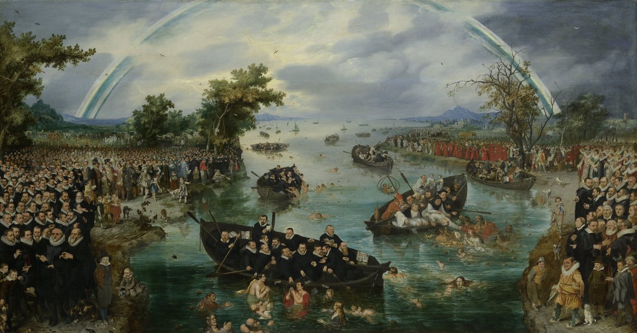 钓鱼为灵魂，1614年 作者 阿德里亚恩·彼得森·范德文纳