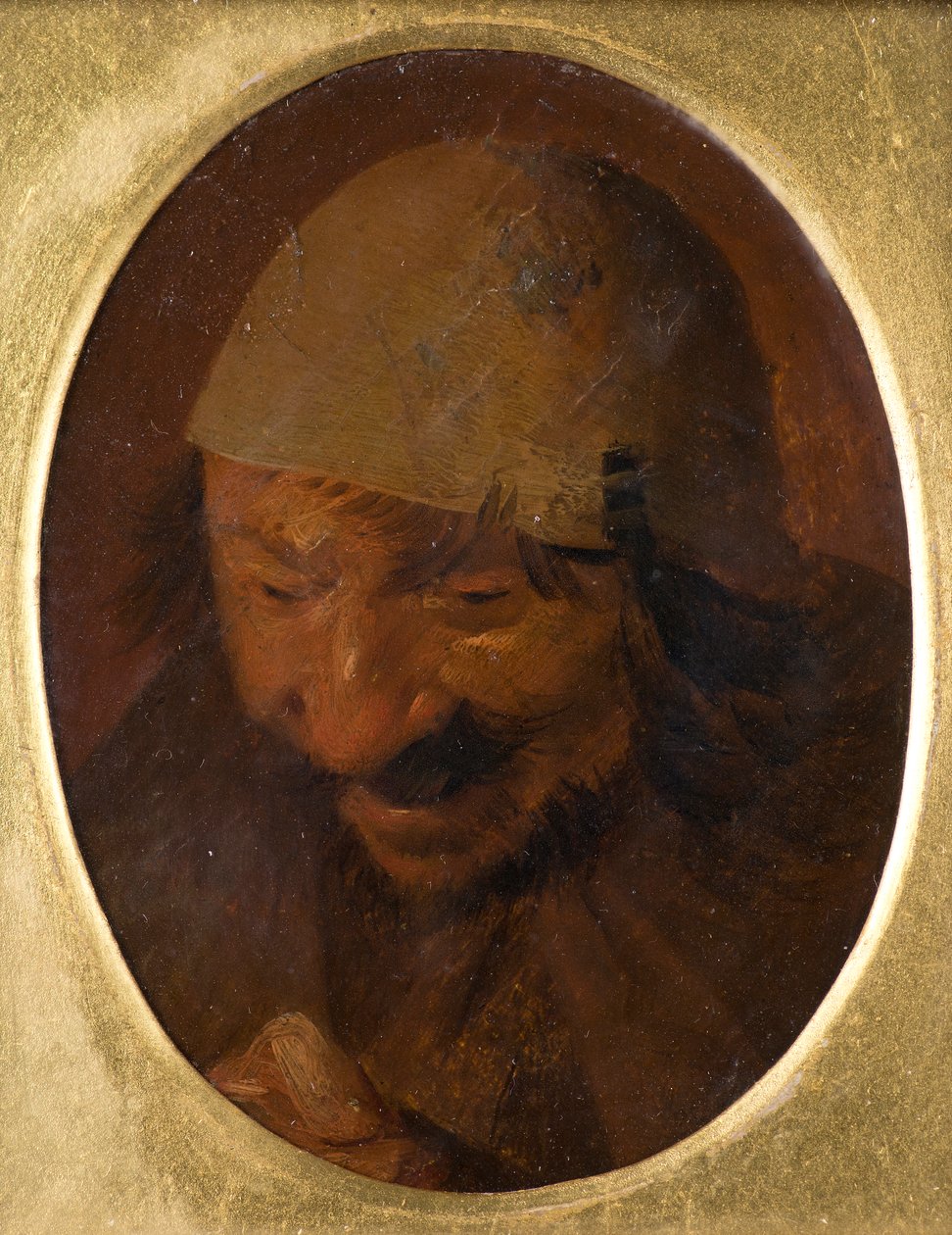 Portrait of Peasant 作者 阿德里亚恩（attr.to）布劳维尔