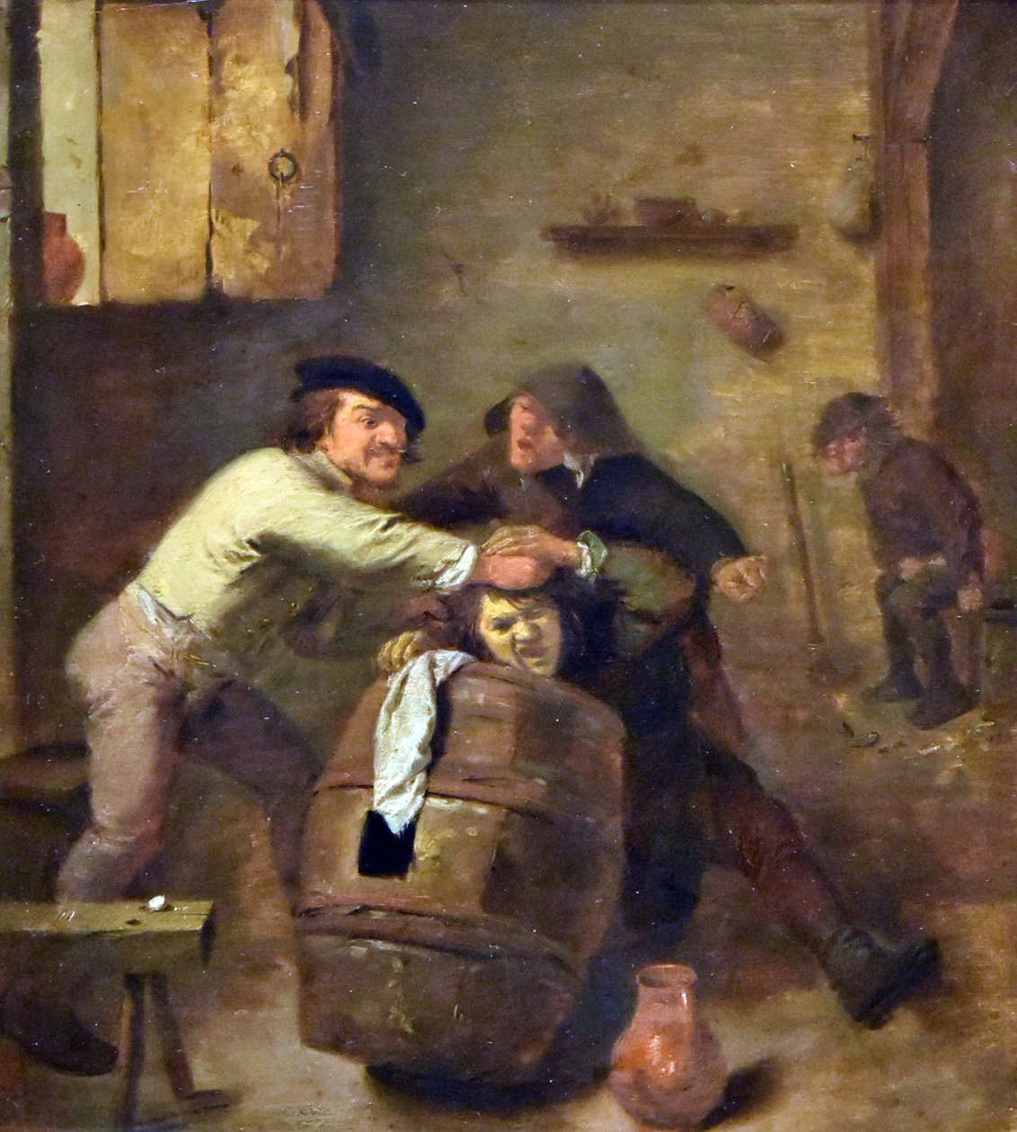 阿德里安-布劳威尔（Adriaen Brouwer，约 1605 年-1638 年 2 月 1 日之前）两个农民在战斗 MOU Oudenaarde 13-12-2018 作者 阿德里安布劳威尔