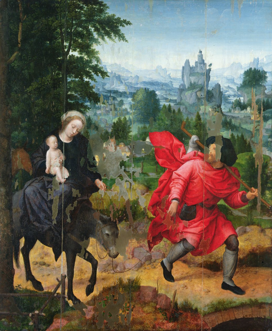飞往埃及 作者 Adriaen Isenbrandt或Isenbrant