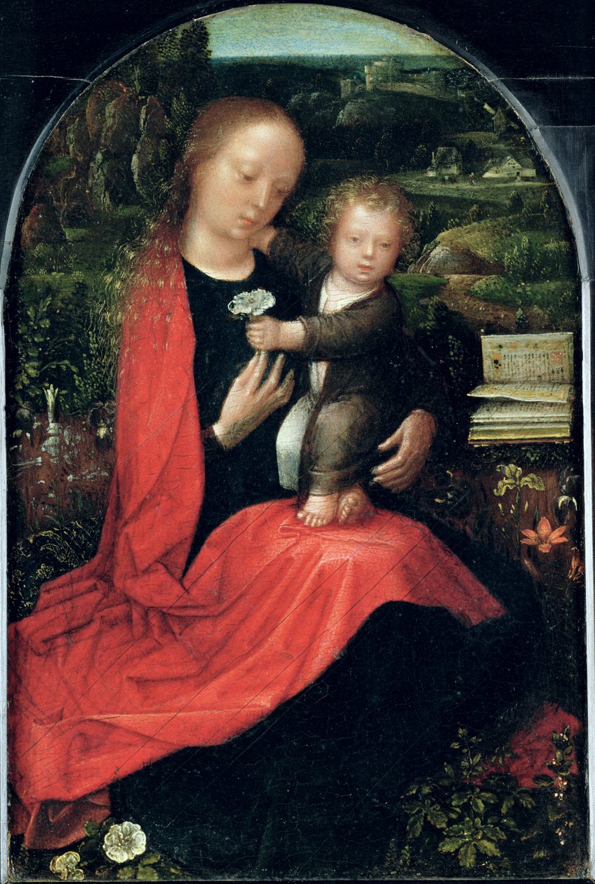 麦当娜和孩子 作者 Adriaen Isenbrandt或Isenbrant