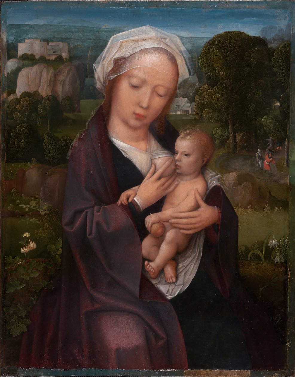 圣母和圣婴 作者 Adriaen Isenbrandt或Isenbrant