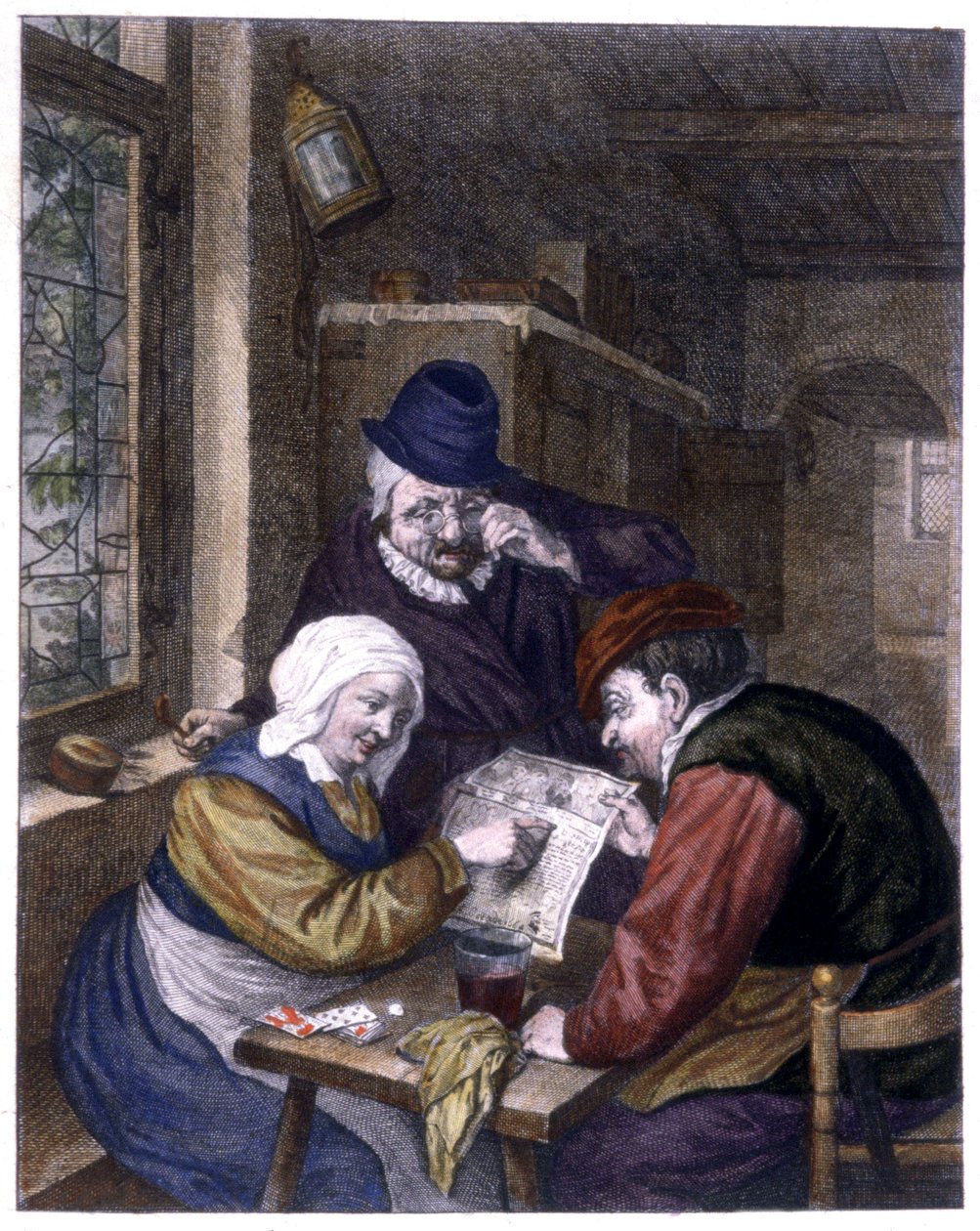 在占星师那里 作者 阿德里亚恩·扬斯（Adriaen Jansz）。范·奥斯塔德